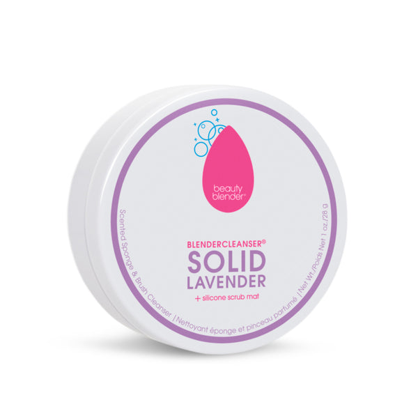 Solid blender cleanser