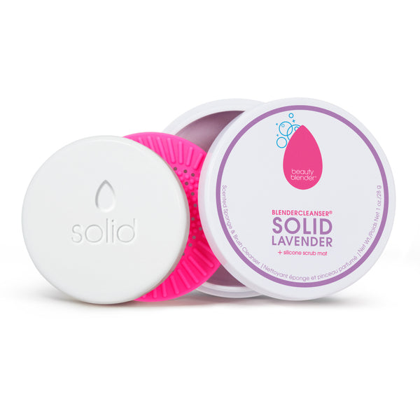 Solid blender cleanser