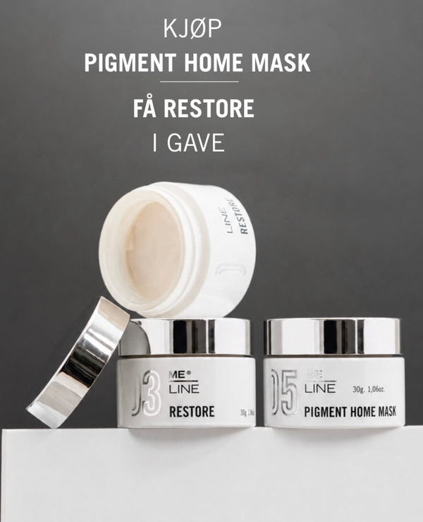 KAMPANJE PIGMENT HOME MASK - RESTORE CREME I GAVE