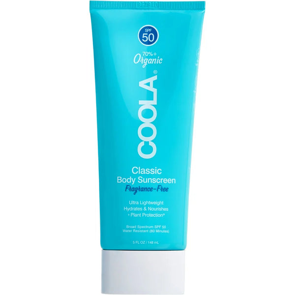 Coola Classic Body Sunscreen spf 50. Fragrancee-Free