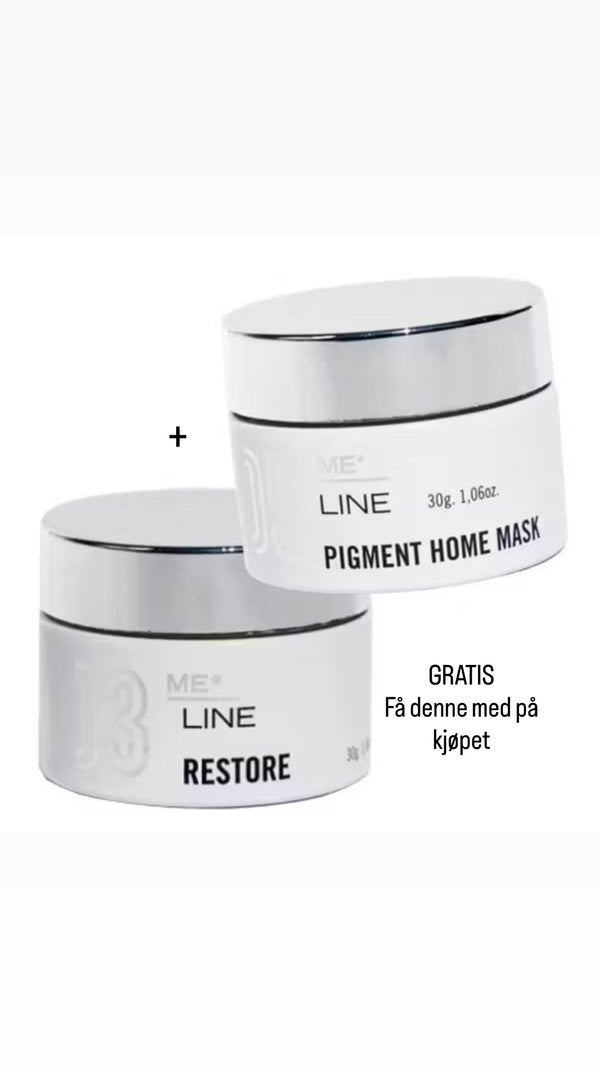 KAMPANJE PIGMENT HOME MASK - RESTORE CREME I GAVE