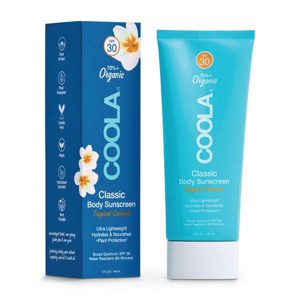 Coola classic body sunscreen spf 30 tropical coconut